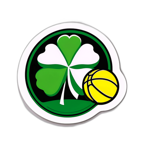 Celtics vs Pacers Clash Sticker