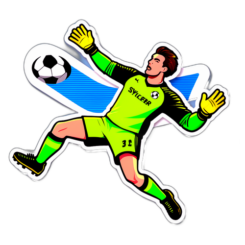 Keeper i spektakulær redning