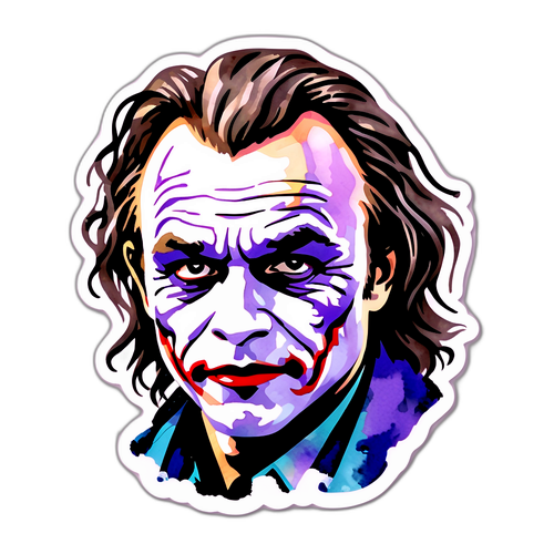 Autocollant en hommage à Heath Ledger