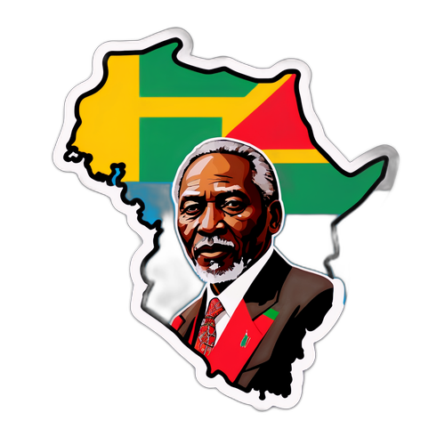 Sticker wa Jomo Kenyatta