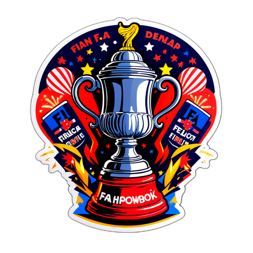 Stiker Piala FA yang Penuh Aksi