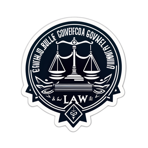 法律治理主题贴纸