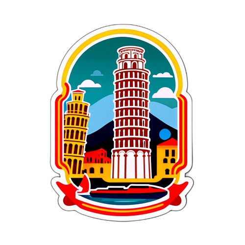 Adesiv artistic inspirat de patrimoniul cultural al Italiei