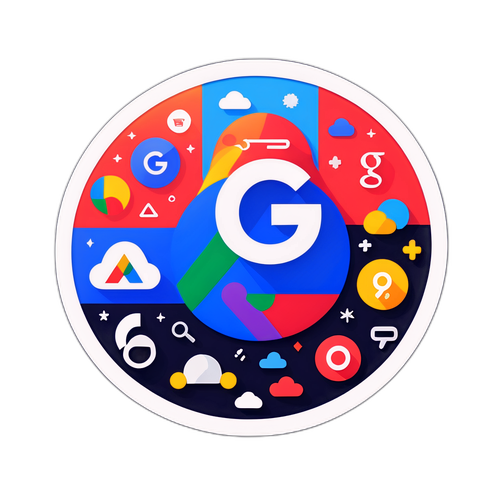 Google検索の新機能を象徴するカラフルなデザイン