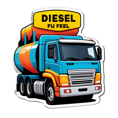 Trak ng Diesel na may mga Taga-presyo ng Langis