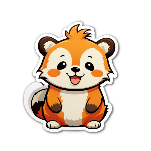 可愛動物貼紙