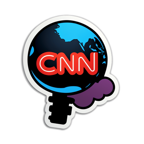 שימו לב! לוגו CNN בגרסה מינימליסטית ששואלת מה קורה בעולם?