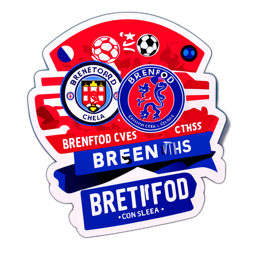 สติ๊กเกอร์กีฬา Brentford vs Chelsea