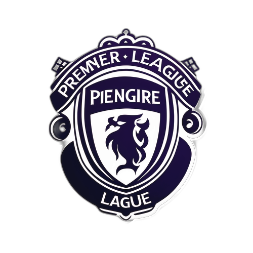 สติกเกอร์ที่แสดงรายชื่อการแข่งขันพรีเมียร์ลีก