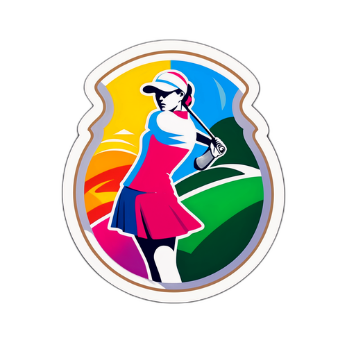 สติ๊กเกอร์นักกอล์ฟ LPGA