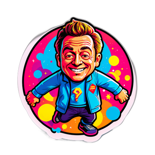 Vrolijke sticker van Marty Supreme