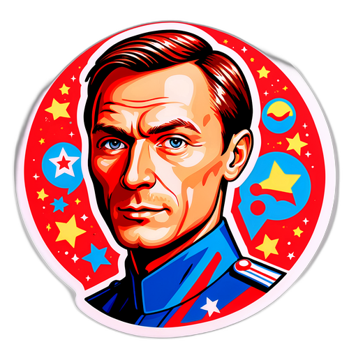 Стикер с Никитой Ефремовым в уникальном стиле