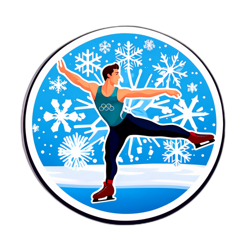 Gracefullig Åkande Konståkare vid Vinter-OL 2026
