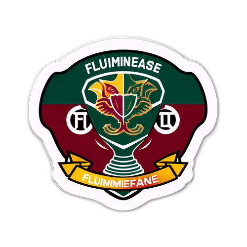 Adesivo per i tifosi del Fluminense