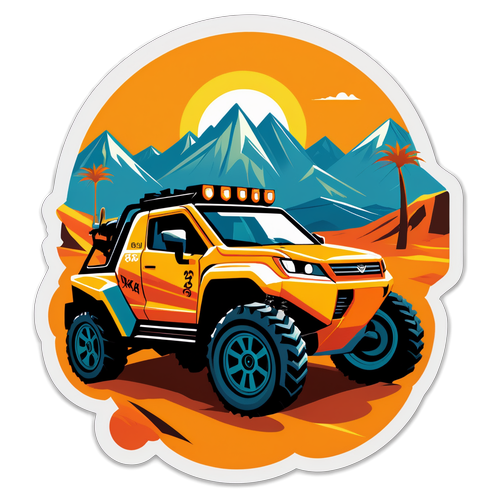 Sticker Aventuros pentru Dakar 2025