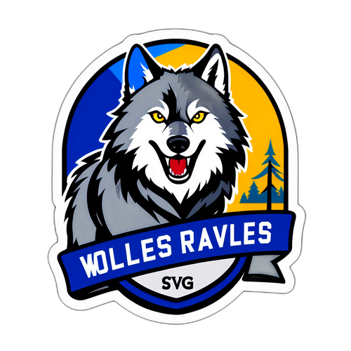 Wolfes-tema klistermærke