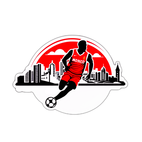 Grafik Pemain Monaco Menggelecek Pertahanan Lens