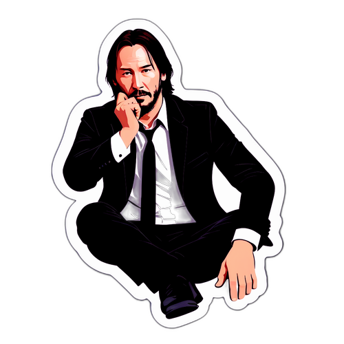 Minimalist Elegancja Keanu Reeves