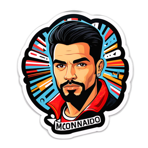 Disenyo ng uso na sticker bilang pagkilala kay Maxx Morando