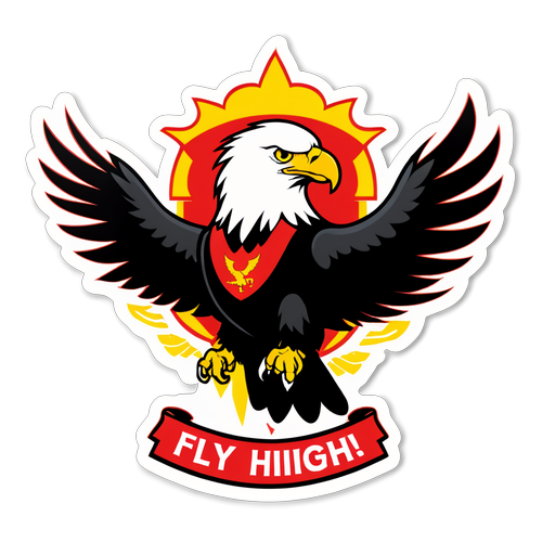 A Go Ahead Eagles sticker