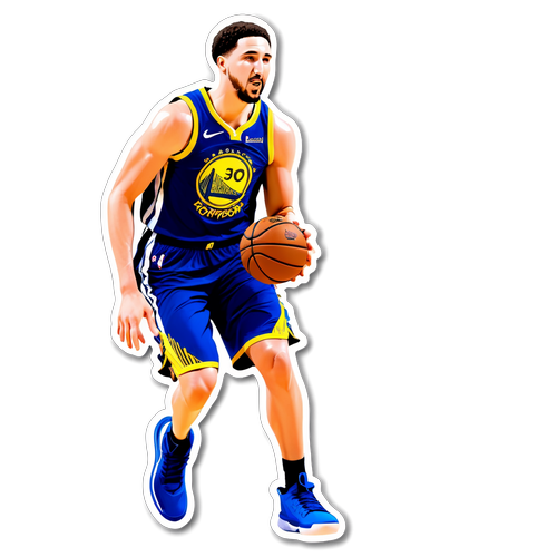 A Slick Design of Klay Thompson in Action