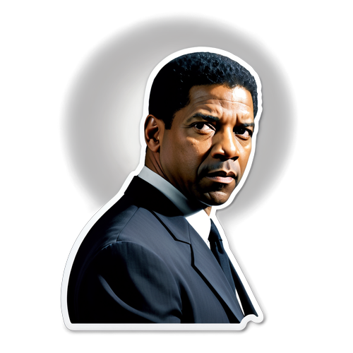Escena de Denzel Washington con Estilo Elegante