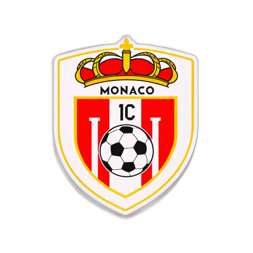 Μονακό FC Αυτοκόλλητο
