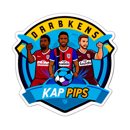 KUPS-teemainen tarra