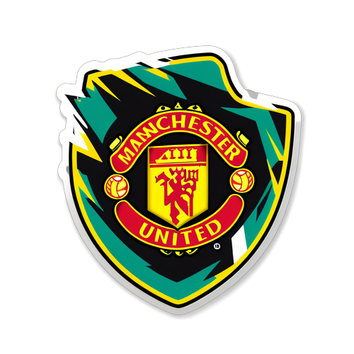 Wydajny sticker Manchester United