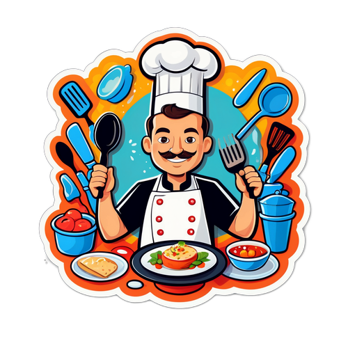 Marcin Pawłowski jako kucharz