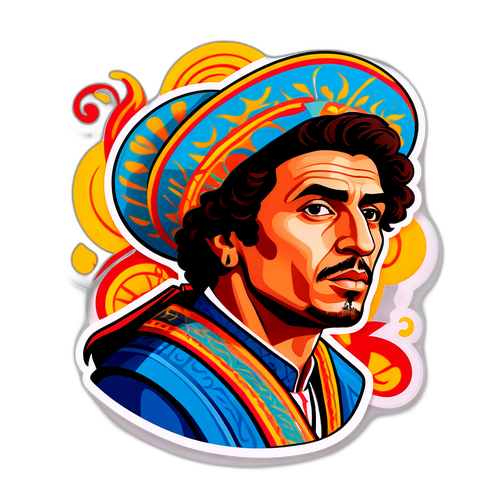 Portrait stylisé de Diego El Glaoui