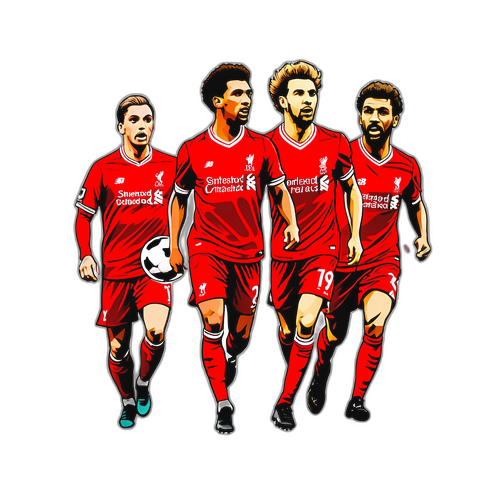 Liverpoolin ikoniset pelaajat pelitilanteessa