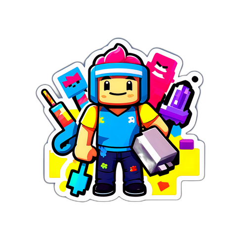 Stiker Berinspirasi Roblox