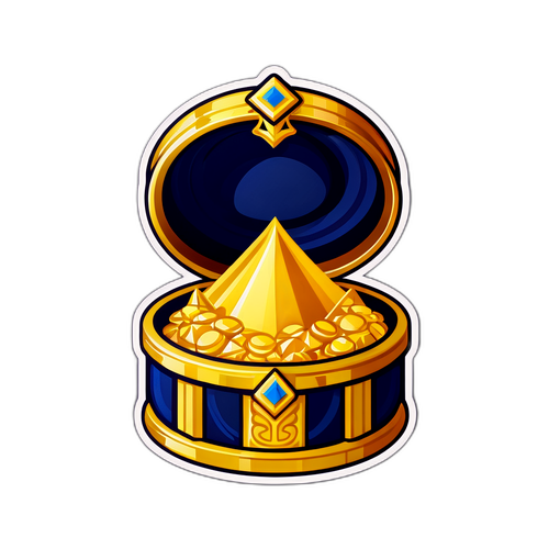 Yarım Altın Fiyatını Temsil Eden Sticker