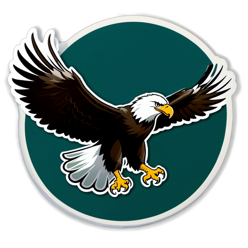 Soar High: Eagles Pride Sticker