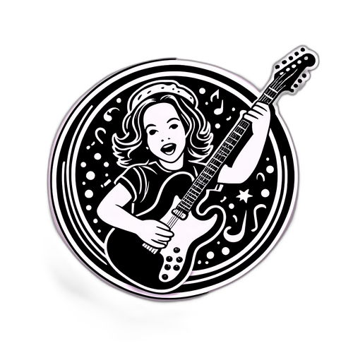 Retro Pearl Jam Sticker