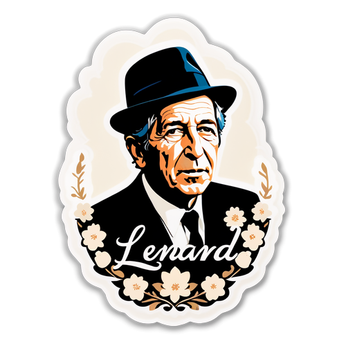 Legenden Leonard Cohen: En Tidløs Hyllest til 'So Long, Marianne' med Blomstrende Eleganse!