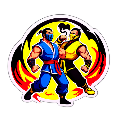 Humoros Mortal Kombat karakterek harci jelenetekben