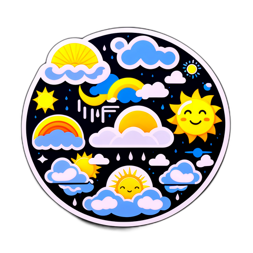 Stiker Cuaca Hari Ini