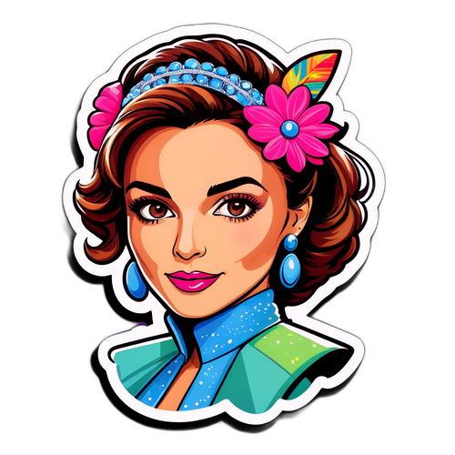 Adesivo Glamour di Barbara D'Urso