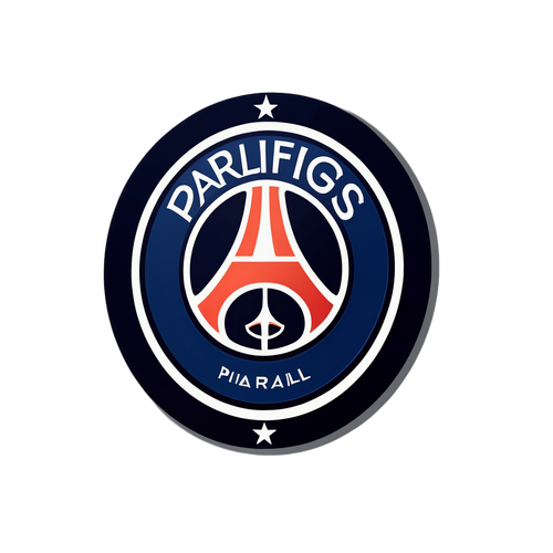 Minimalistní design loga PSG, elegantní a moderní