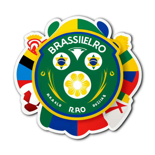 Incrível! O Sticker Colorido que Celebra o Brasileirão com os Logos dos Maiores Times!