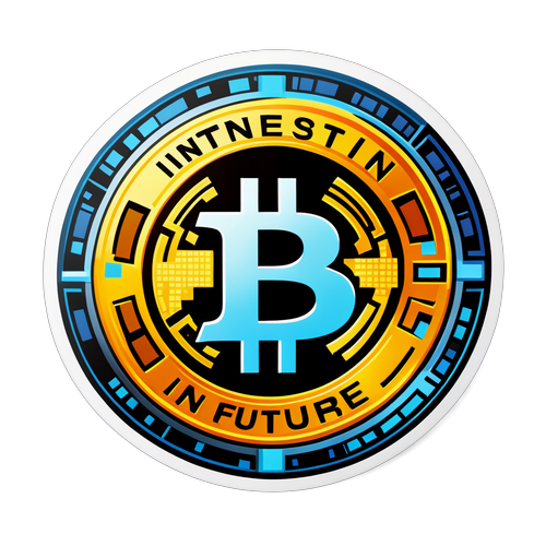 Fremtidens Investering: Bitcoin Sticker med Blockchain Motiver!