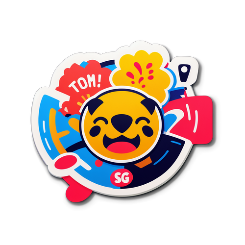 팀 간의 경쟁을 상징하는 스티커