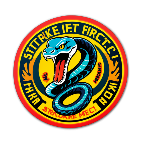 Sticker inspirovaný Cobra Kai