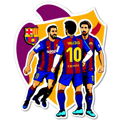 Jännittävä ottelu Valladolidia ja Barcelonaa vastaan
