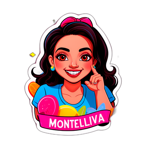 Una divertida pegatina de Alejandra Monteoliva