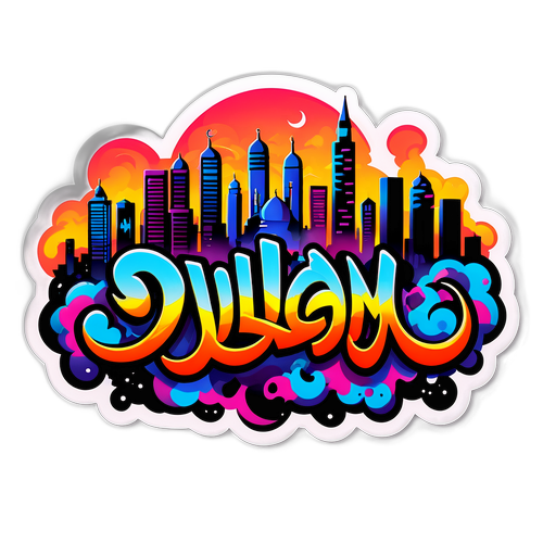 İslam Dulavot Graffiti Sanatı Sticker Tasarımı