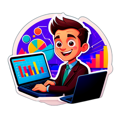 शेयर बाजार व्यापारी काSticker