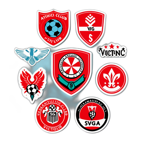 สติกเกอร์สัญลักษณ์แห่งชัยชนะของ Athletic Club